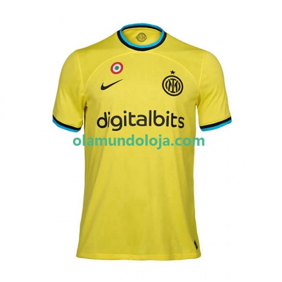 Camisola Inter de Milão Homem Equipamento Terceiro 2022-2023 Manga Curta